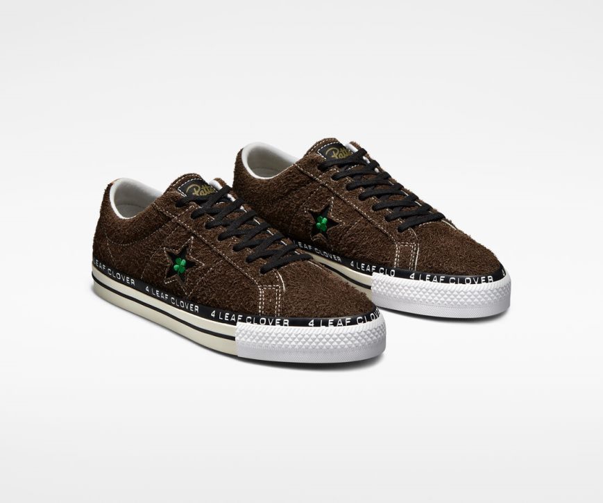 Dámské Boty Nízké Converse x Patta Four-Leaf Clover One Star Pro Olivy Zelené Bílé | CZ CVBY68